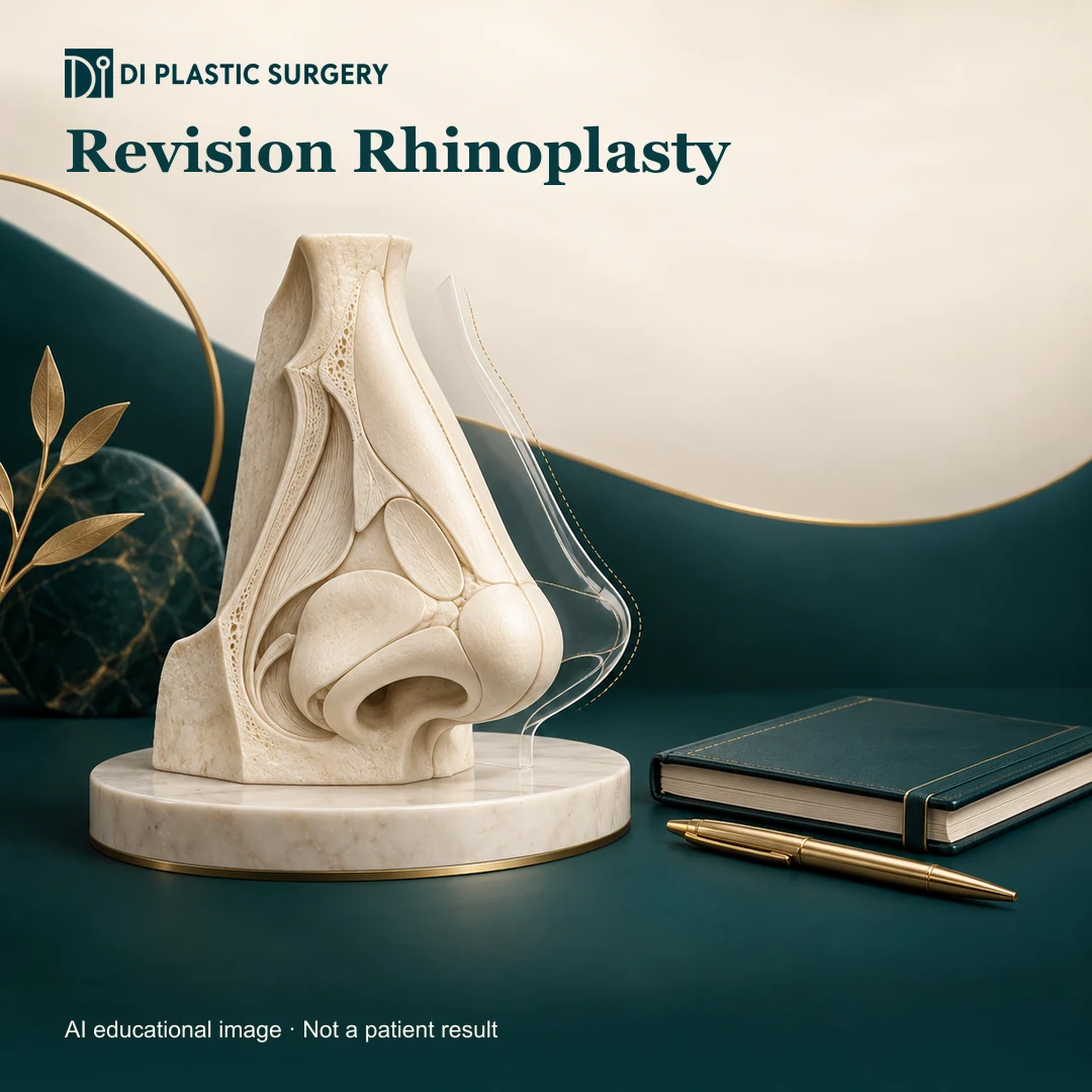 Male Revision Rhinoplasty: Before and One-Month Follow-Up